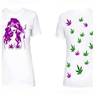 Smoking lady Tee